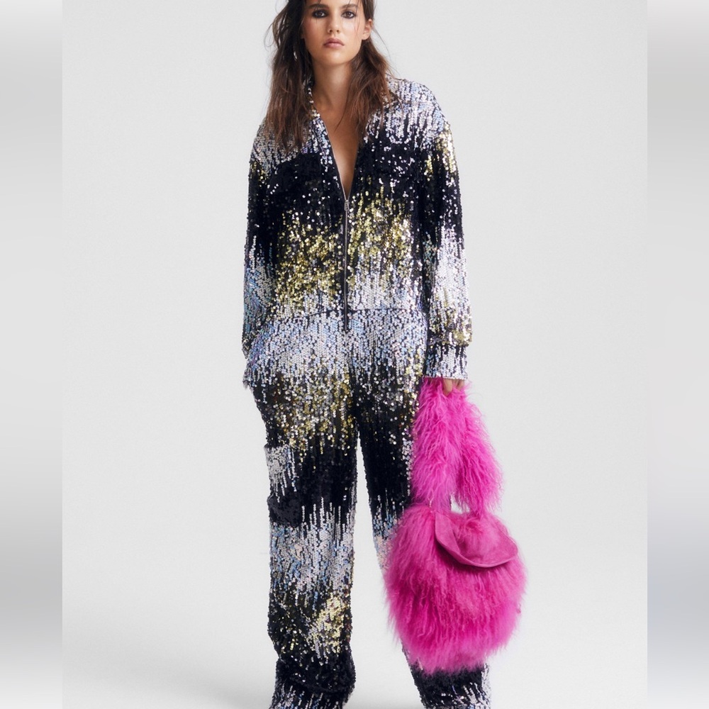 Nasty Gal ombré sequin jumpsuit